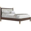 Markos Upholstered Super King Size Bed in Dark