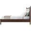 Markos Upholstered Super King Size Bed in Dark