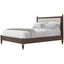 Markos Upholstered Super King Size Bed in Dark