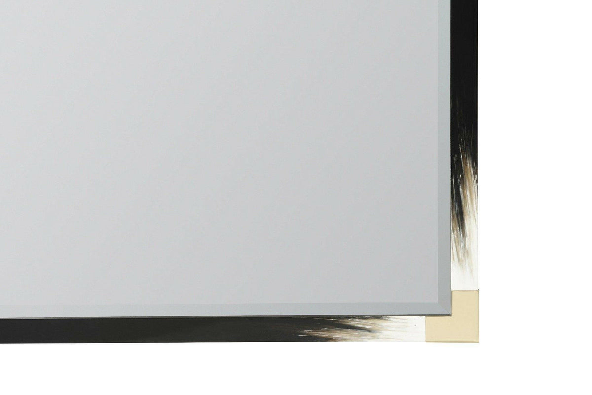 Cutting Edge Large Wall Mirror in Black.