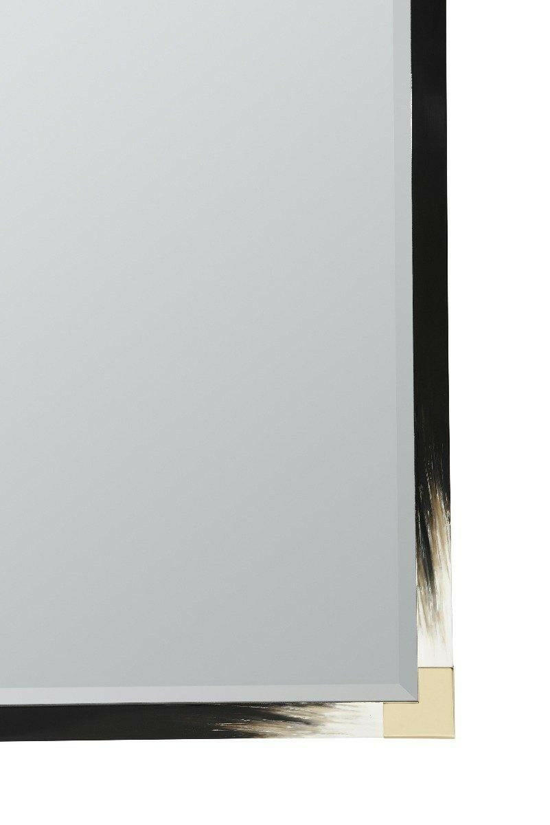 Cutting Edge Large Wall Mirror in Black.