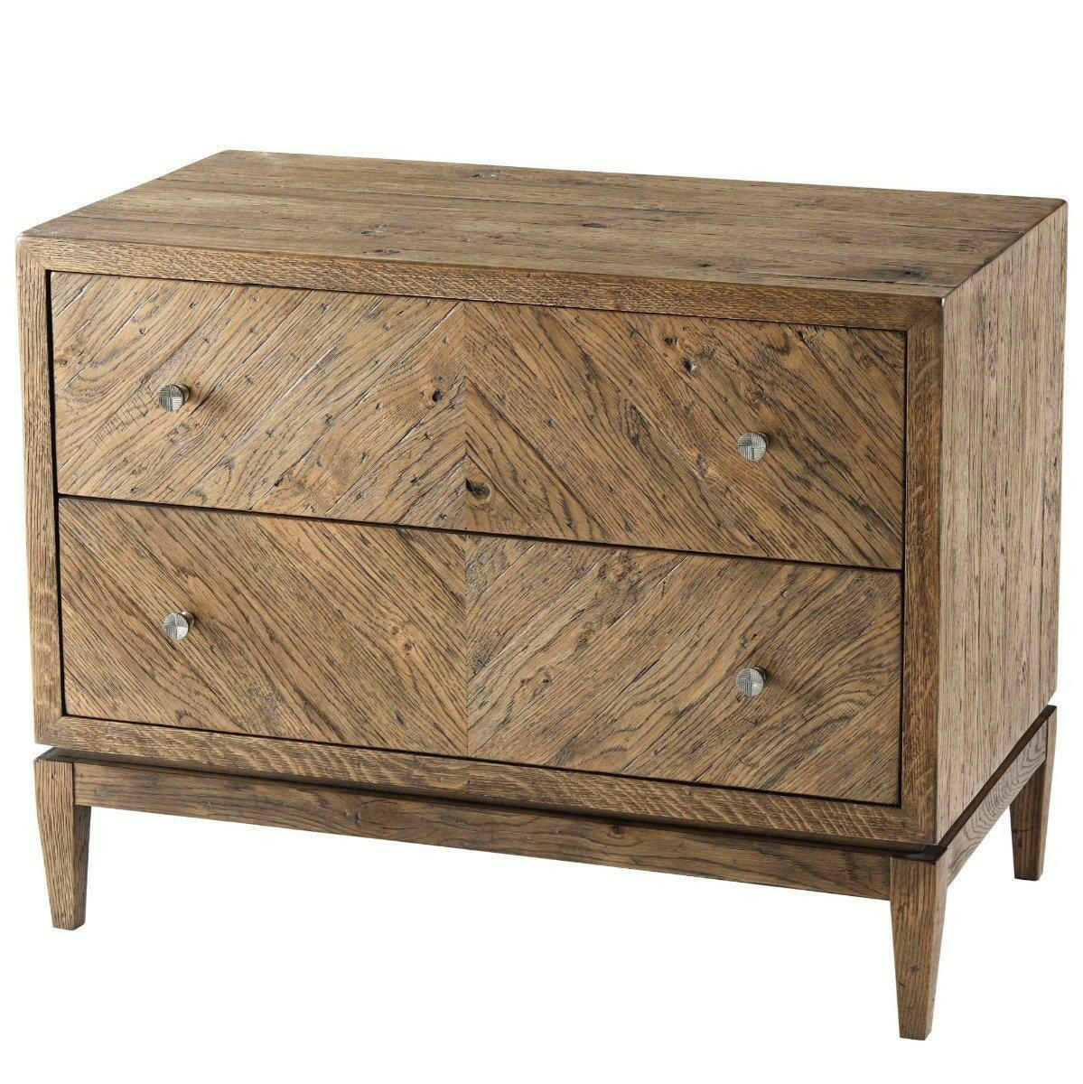 Bedside Table Thaxton in Echo Oak.