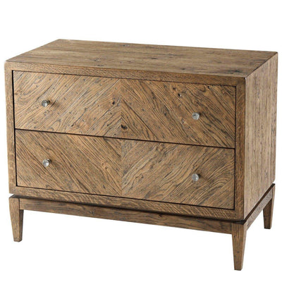 Theodore Alexander Sleeping Bedside Table Thaxton in Echo Oak House of Isabella UK