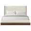 Theodore Alexander Sleeping Coronet Walnut and Upholstered Channel Super King Bed House of Isabella UK