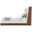Theodore Alexander Sleeping Coronet Walnut and Upholstered Channel Super King Bed House of Isabella UK