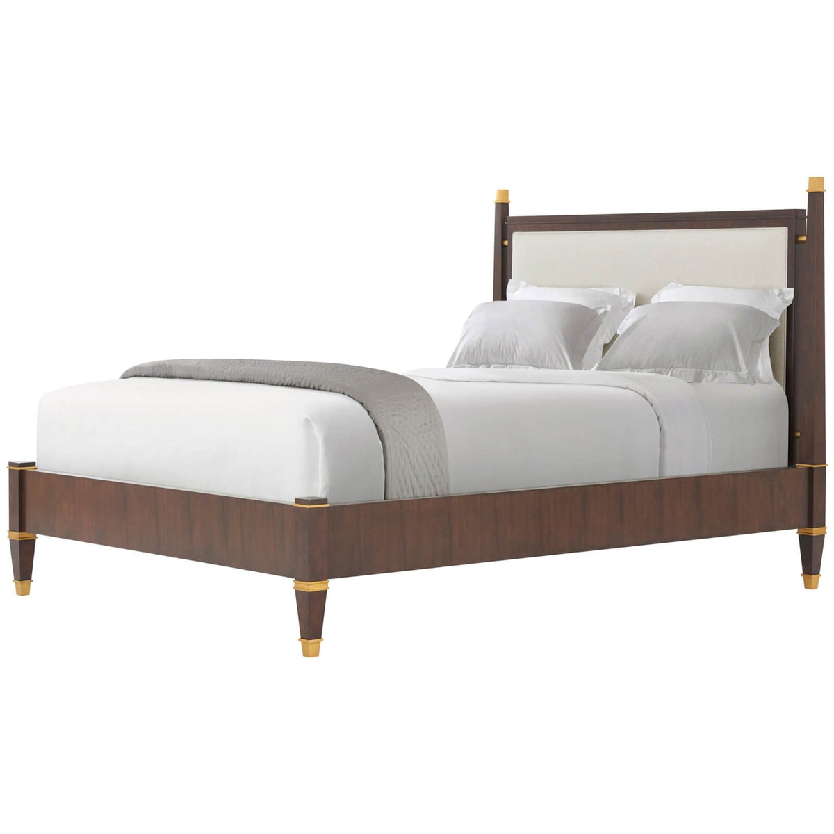 Theodore Alexander Sleeping Markos Upholstered King Size Bed in Dark House of Isabella UK