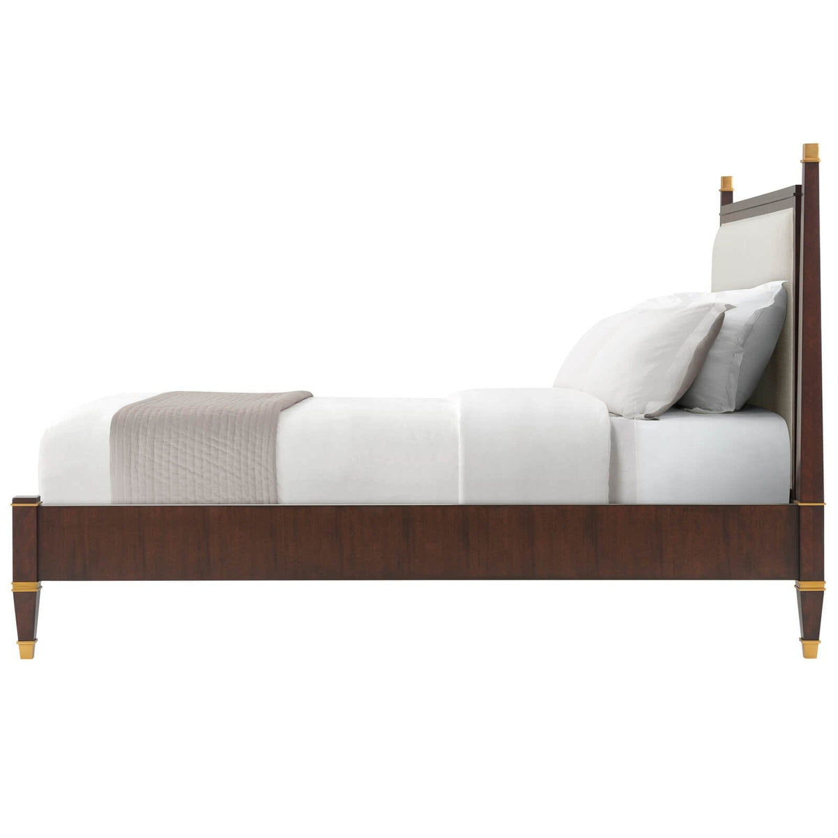 Theodore Alexander Sleeping Markos Upholstered King Size Bed in Dark House of Isabella UK