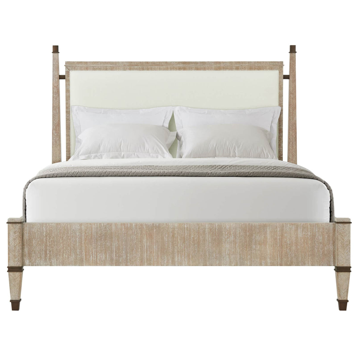 Theodore Alexander Sleeping Markos Upholstered King Size Bed in Light House of Isabella UK