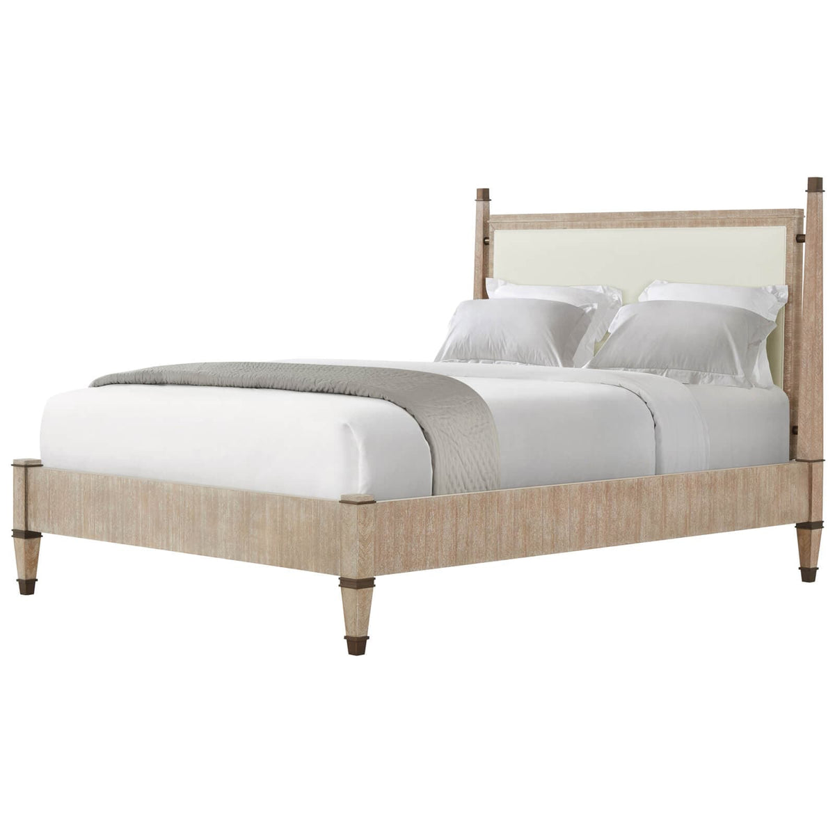 Theodore Alexander Sleeping Markos Upholstered King Size Bed in Light House of Isabella UK
