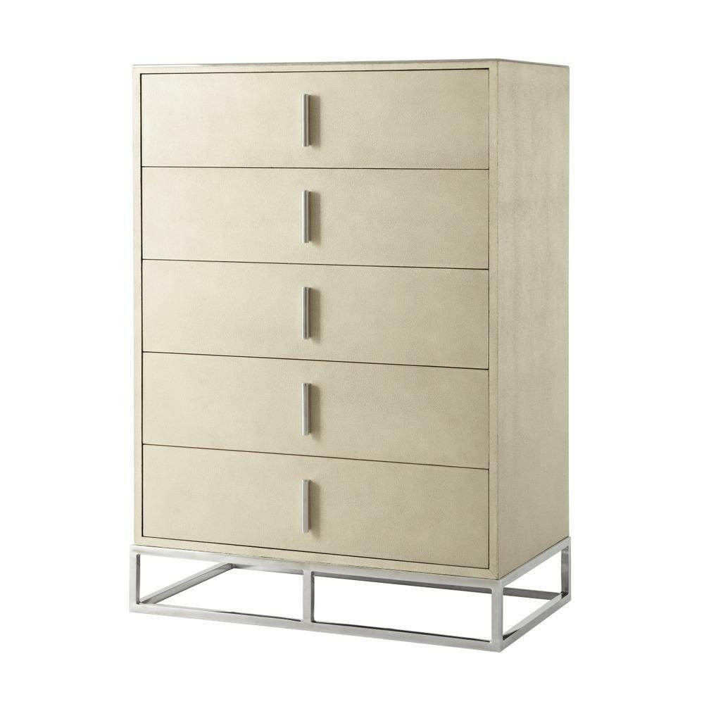 Ta Studio Tall Chest of Drawers Blain in Overcast.