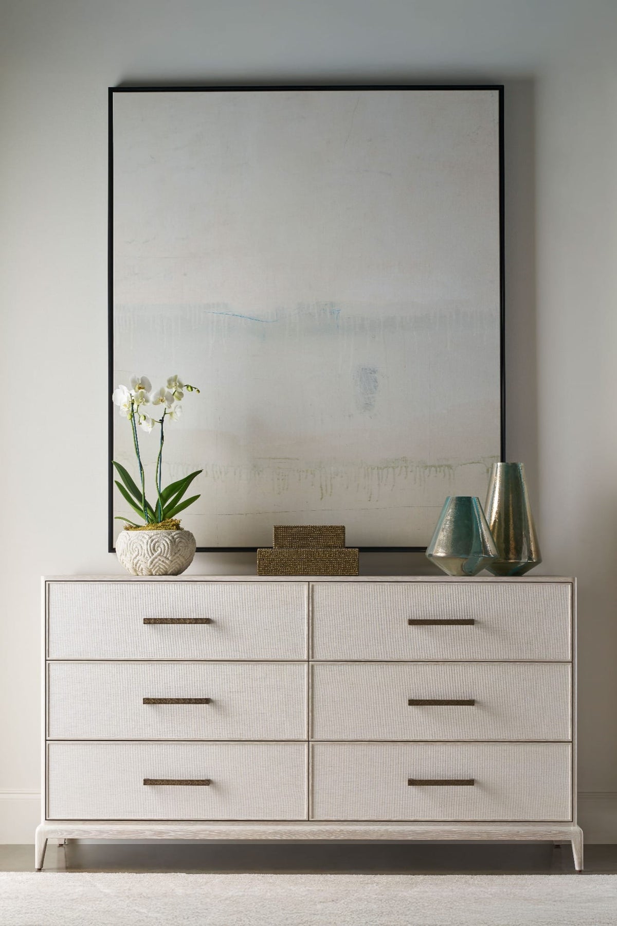 Theodore Alexander Sleeping Townsend Chest of Drawers with Wallpaper Drawer Fronts House of Isabella UK