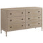 Theodore Alexander Sleeping Whitford 6-Drawer Chest of Drawers in Riverwash Oak House of Isabella UK