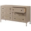 Theodore Alexander Sleeping Whitford 6-Drawer Chest of Drawers in Riverwash Oak House of Isabella UK