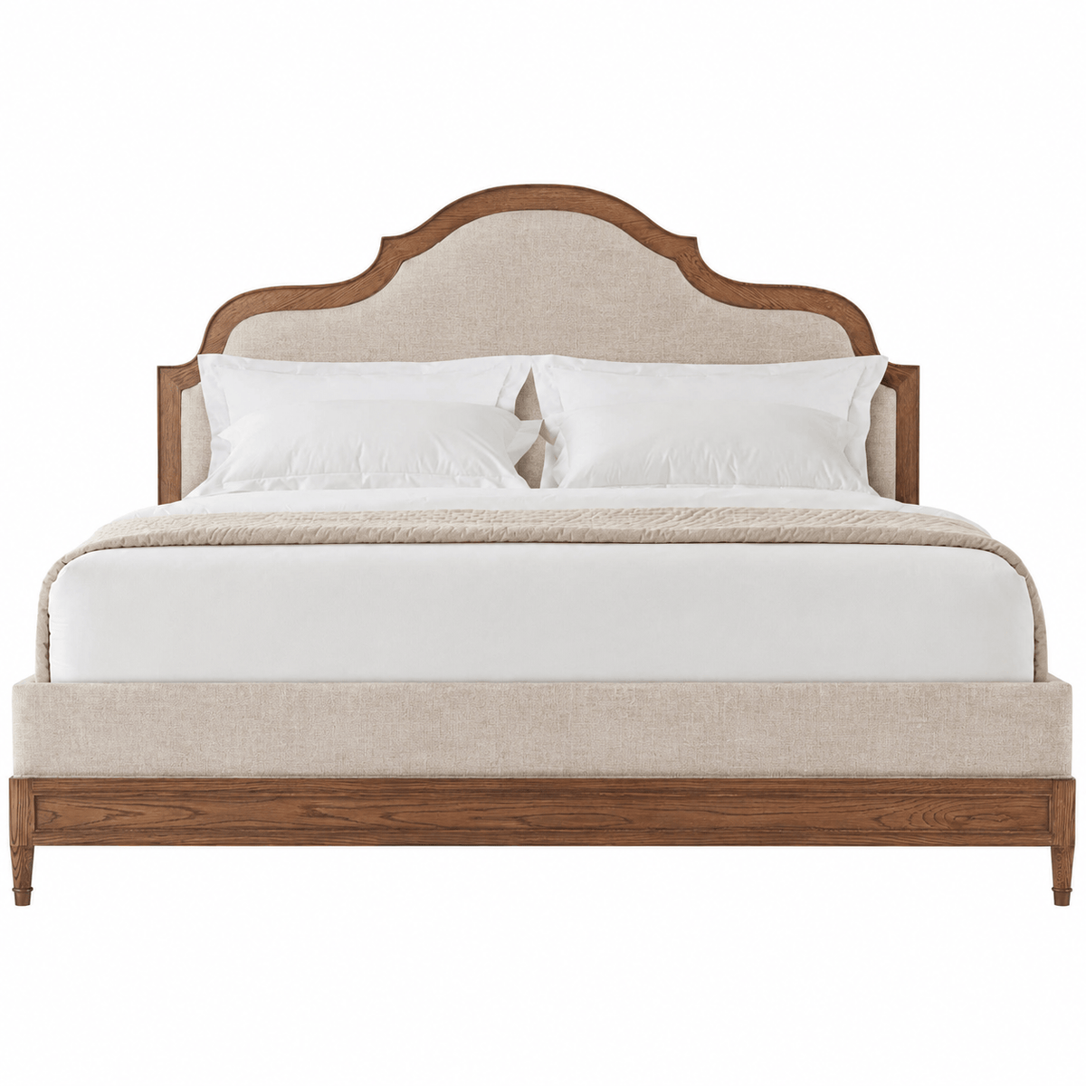 Theodore Alexander Sleeping Willowmere Bed in Tobacco - UK Super King Size House of Isabella UK