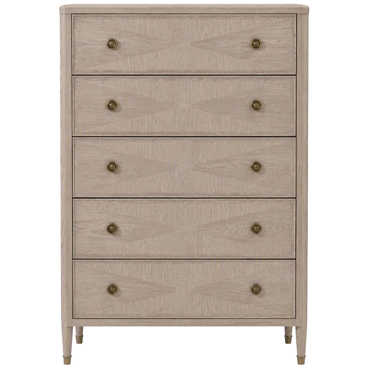 Theodore Alexander Sleeping Woodford Tall Chest of Drawers in Riverwash Oak House of Isabella UK