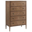 Theodore Alexander Sleeping Woodford Tall Chest of Drawers in Tobacco House of Isabella UK
