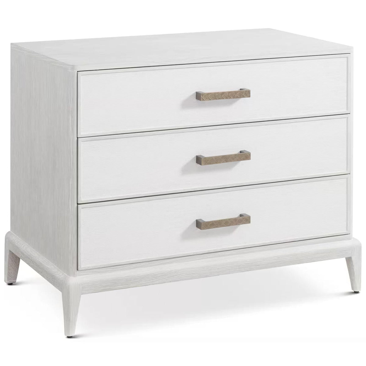 Theodore Alexander Sleeping Worth Bedside Table with Wallpaper Drawer Fronts House of Isabella UK