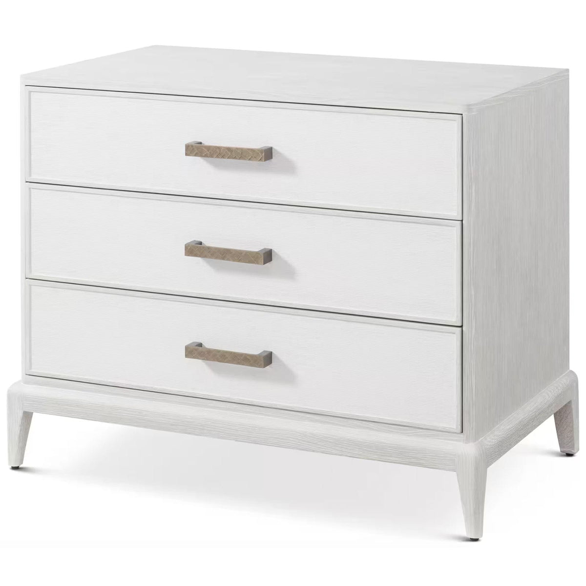 Theodore Alexander Sleeping Worth Bedside Table with Wallpaper Drawer Fronts House of Isabella UK