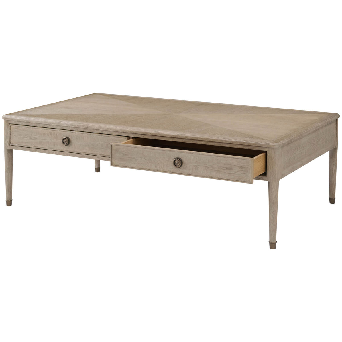 Thistlewood Storage Coffee Table in Riverwash Oak