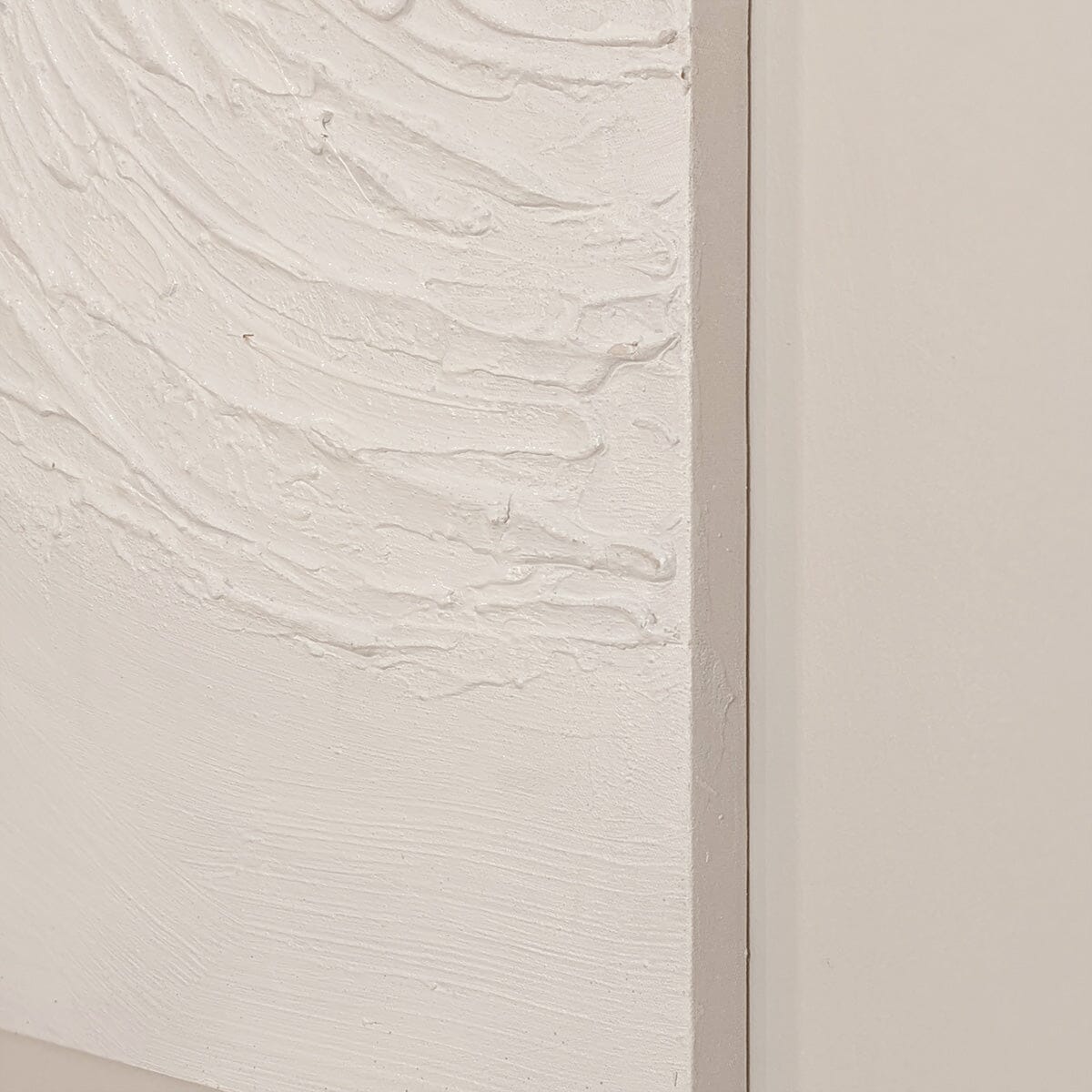 Tilly Cream Half Moon Textured Canvas Wall Art