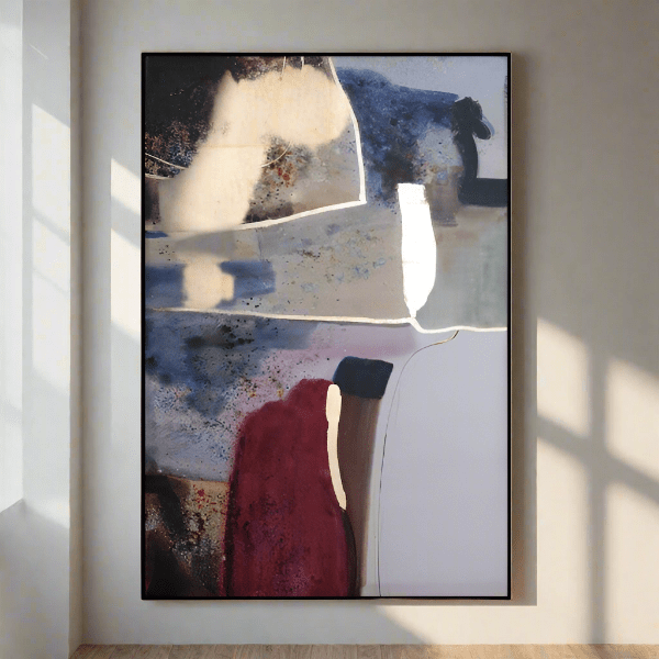 Agate Wall Art Oil Painting.