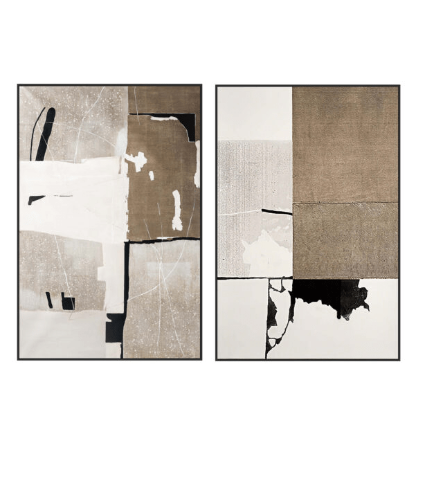 Blank spaces - Set of 2 Wall Art.