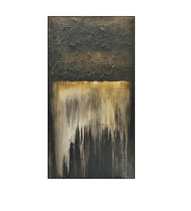 Landslide - Oil painting.