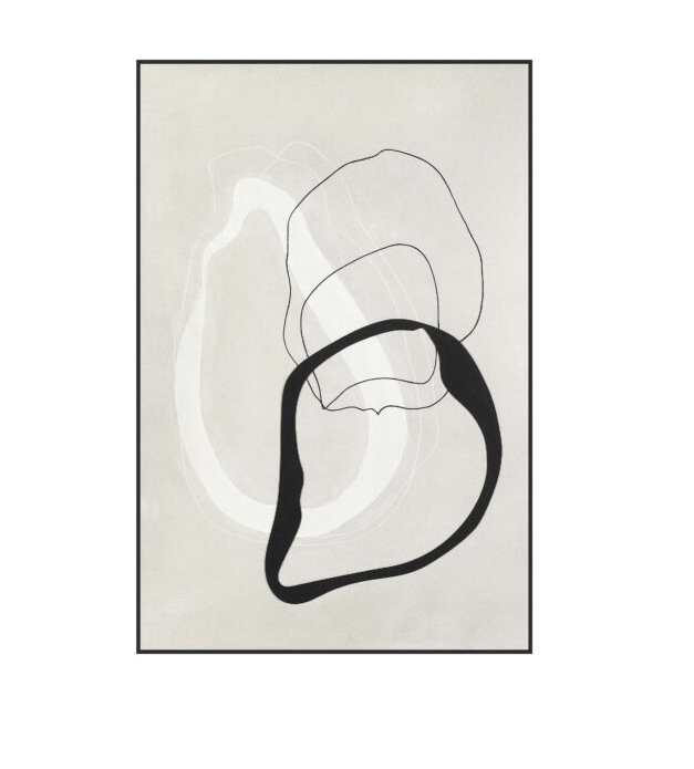 Line up - Oil painting.