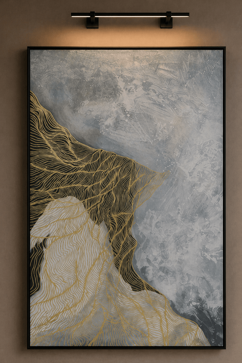 Tommy Franks Accessories Sandstorm Wall Art Oil Painting House of Isabella UK