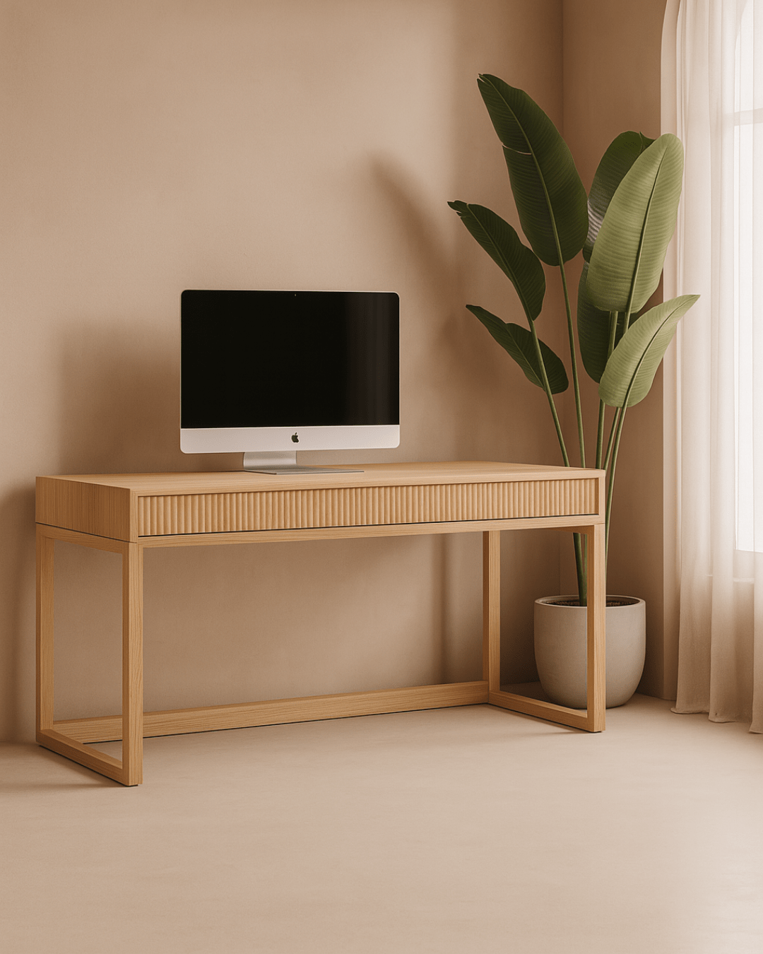 Tommy Franks Costine Desk - Ash Oak House of Isabella UK