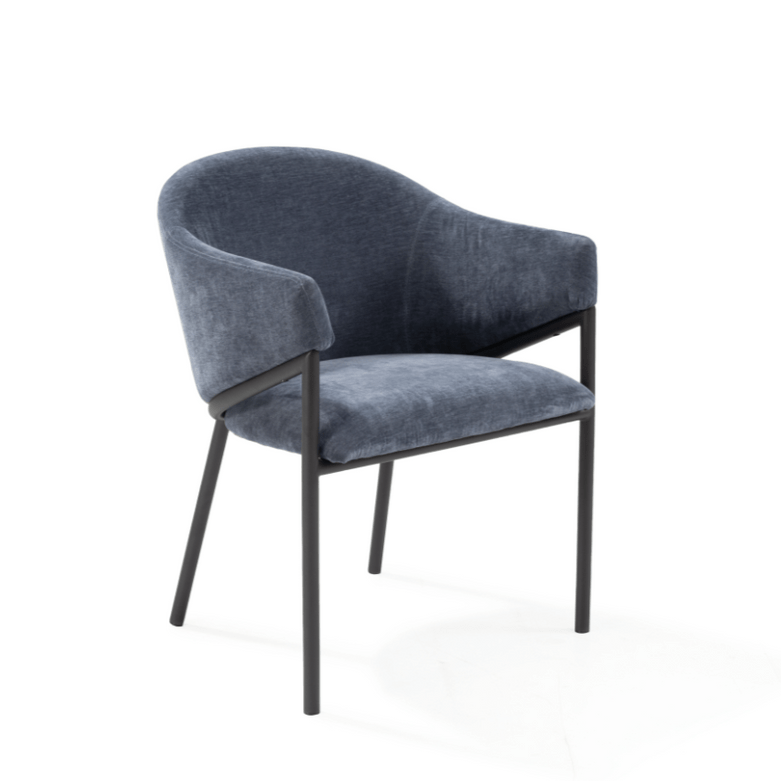 Aidan Armchair - Set of 2 - Navy.