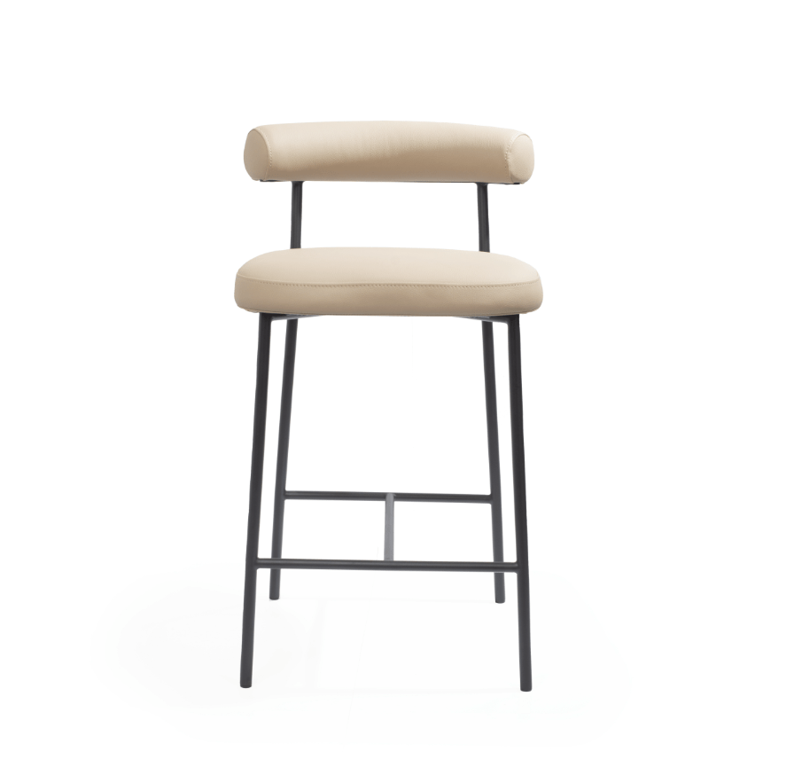 Alita Stool - Dark Marble.