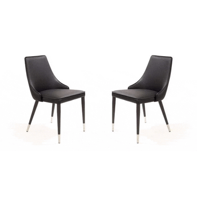 Tommy Franks Dining Balter Dining Chair - Set of 2 - Mustang Black House of Isabella UK