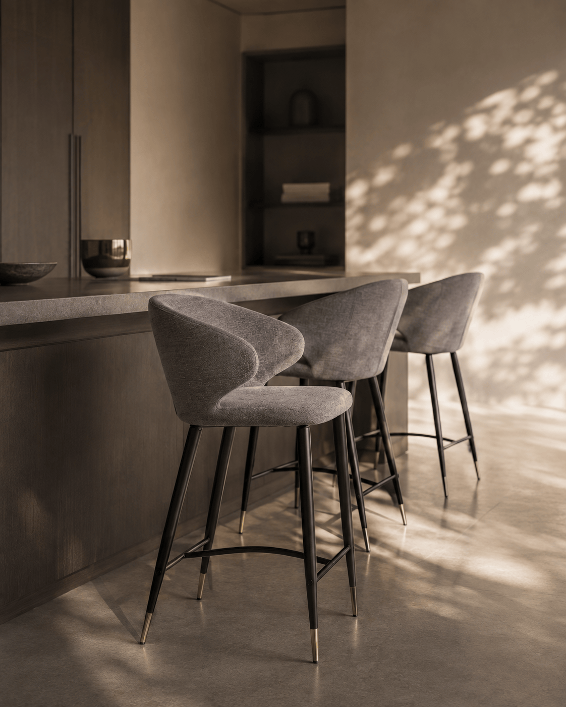 Tommy Franks Dining Bellroy Bar Stool - Charcoal House of Isabella UK