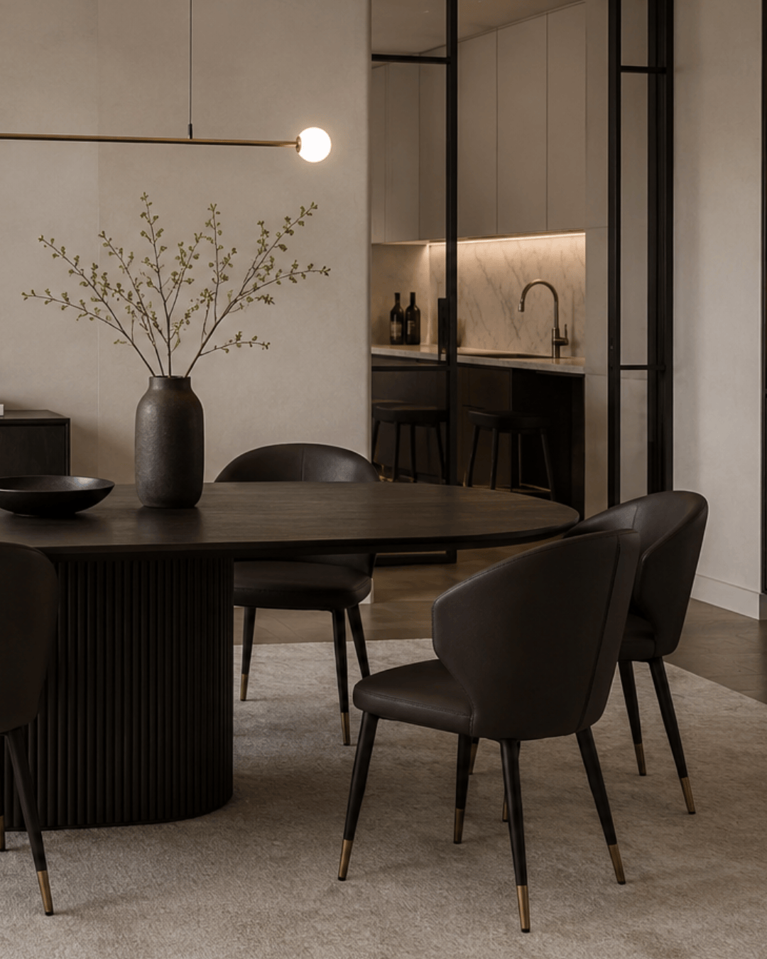 Tommy Franks Dining Bellroy Dining Chair - Espresso House of Isabella UK