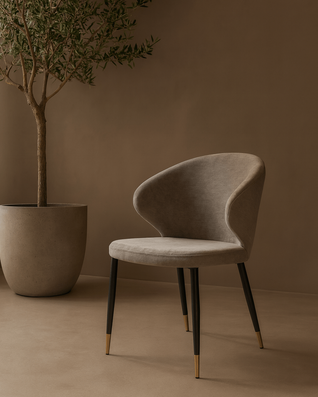 Tommy Franks Dining Bellroy Dining Chair - Giselle Charcoal House of Isabella UK