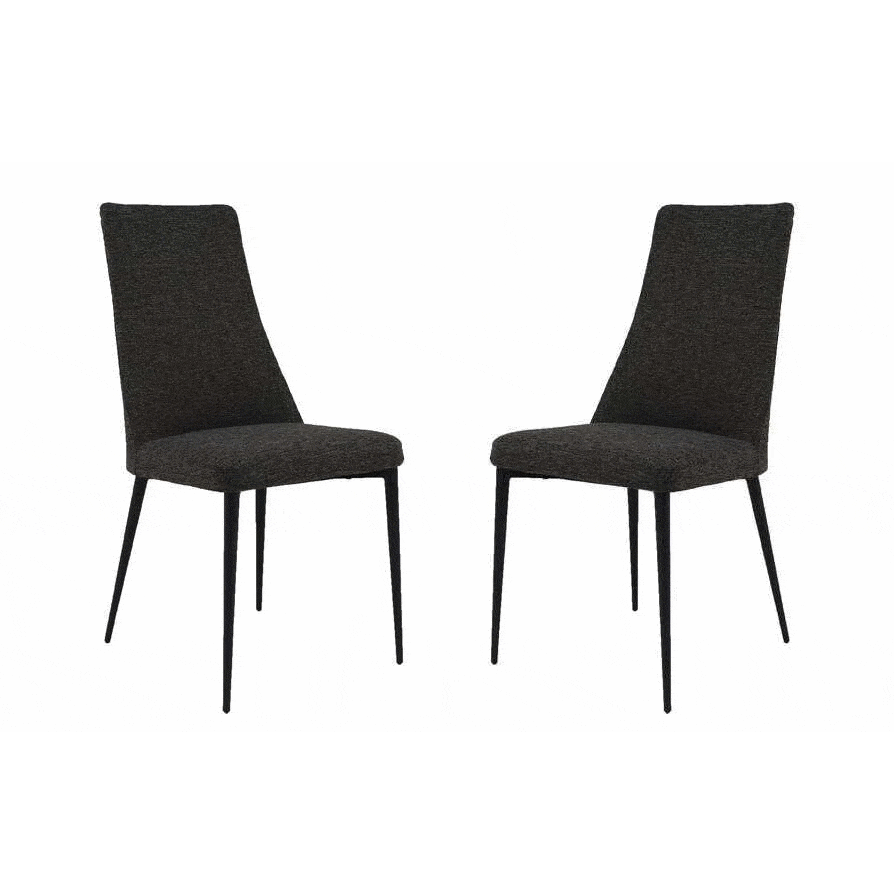 Tommy Franks Dining Blend Dining Chair - Set of 2 - Charcoal House of Isabella UK