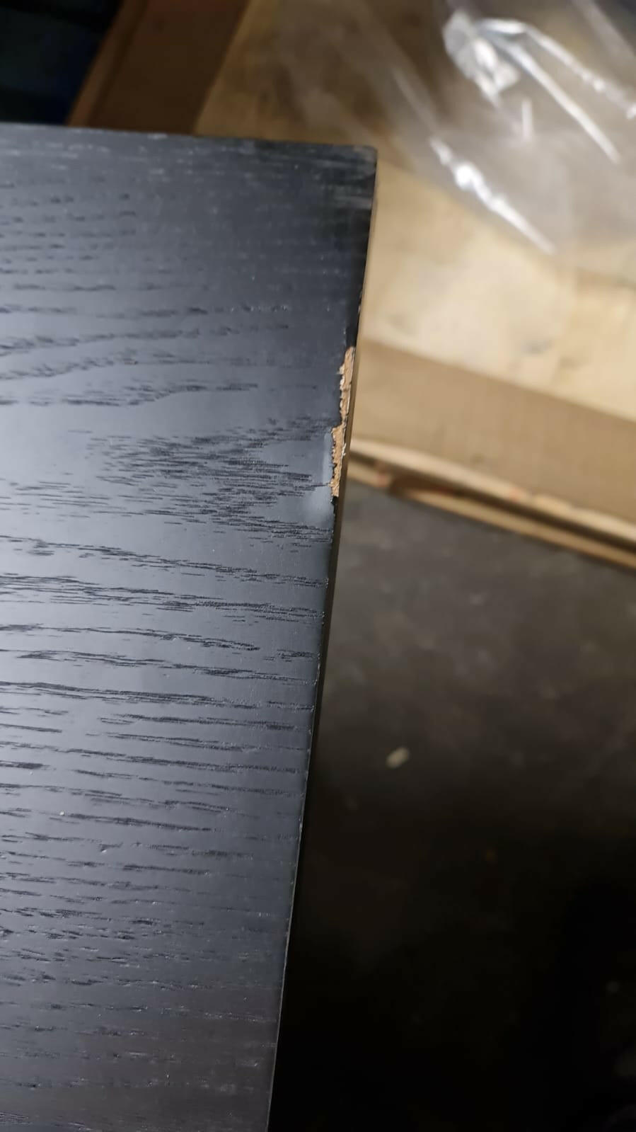 Bofo Dining Table 180 - Black Oak (Slight damage) | OUTLET.