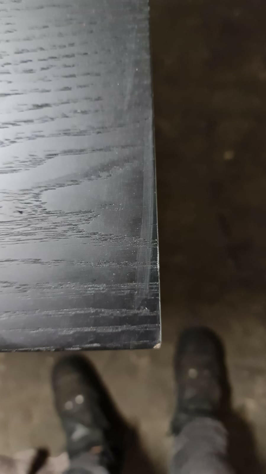 Bofo Dining Table 180 - Black Oak (Slight damage) | OUTLET.