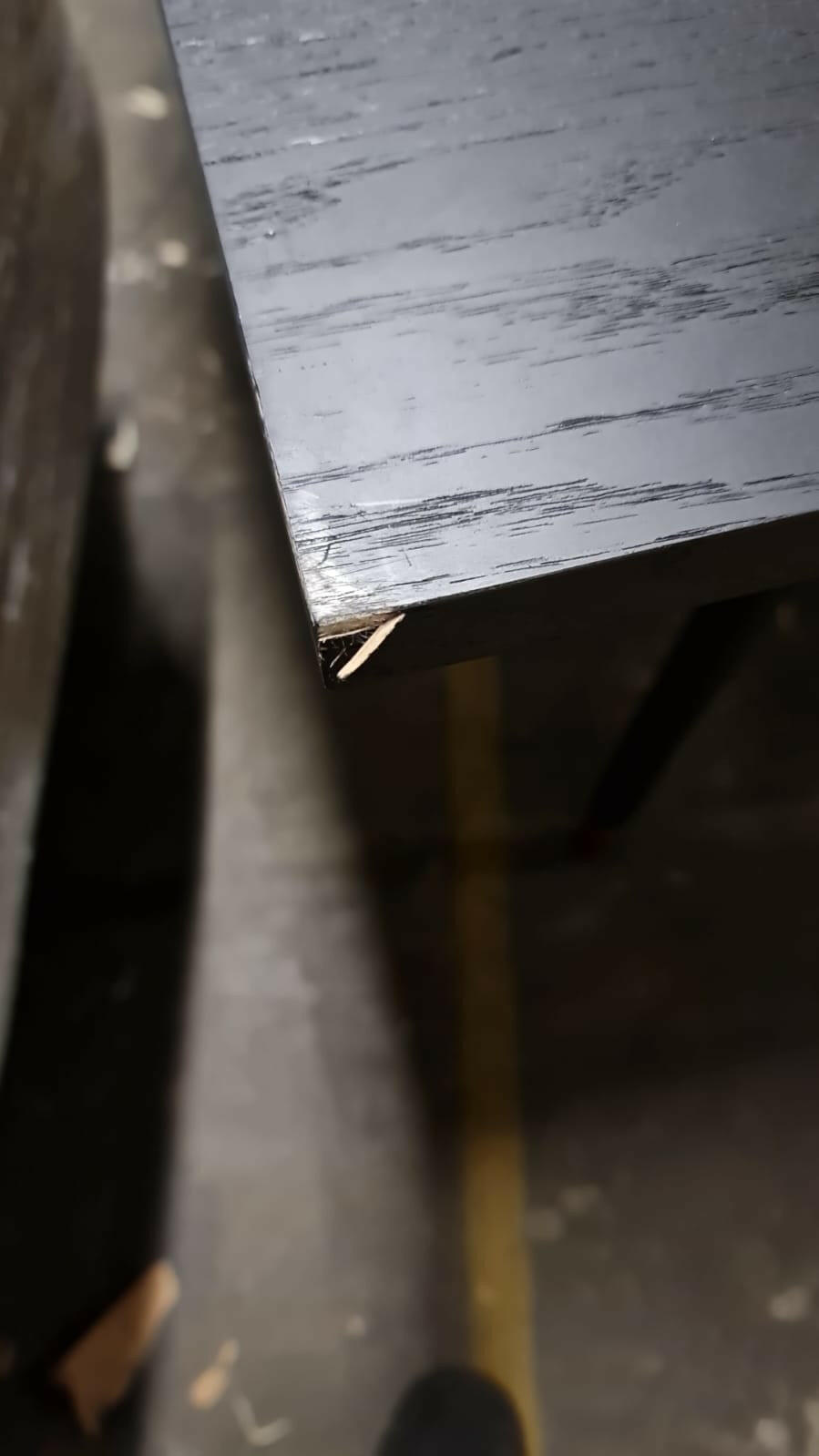 Bofo Dining Table 180 - Black Oak (Slight damage) | OUTLET.