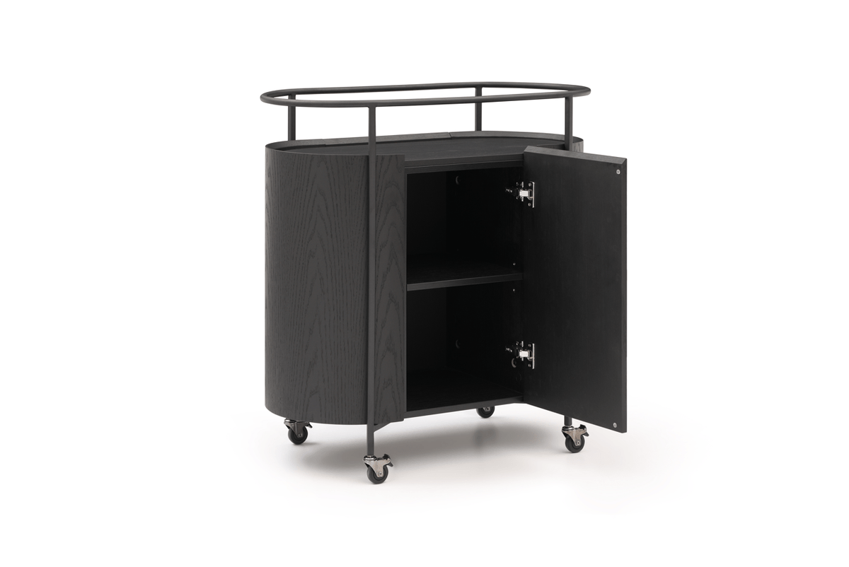 Capri Bar Cart - Black.