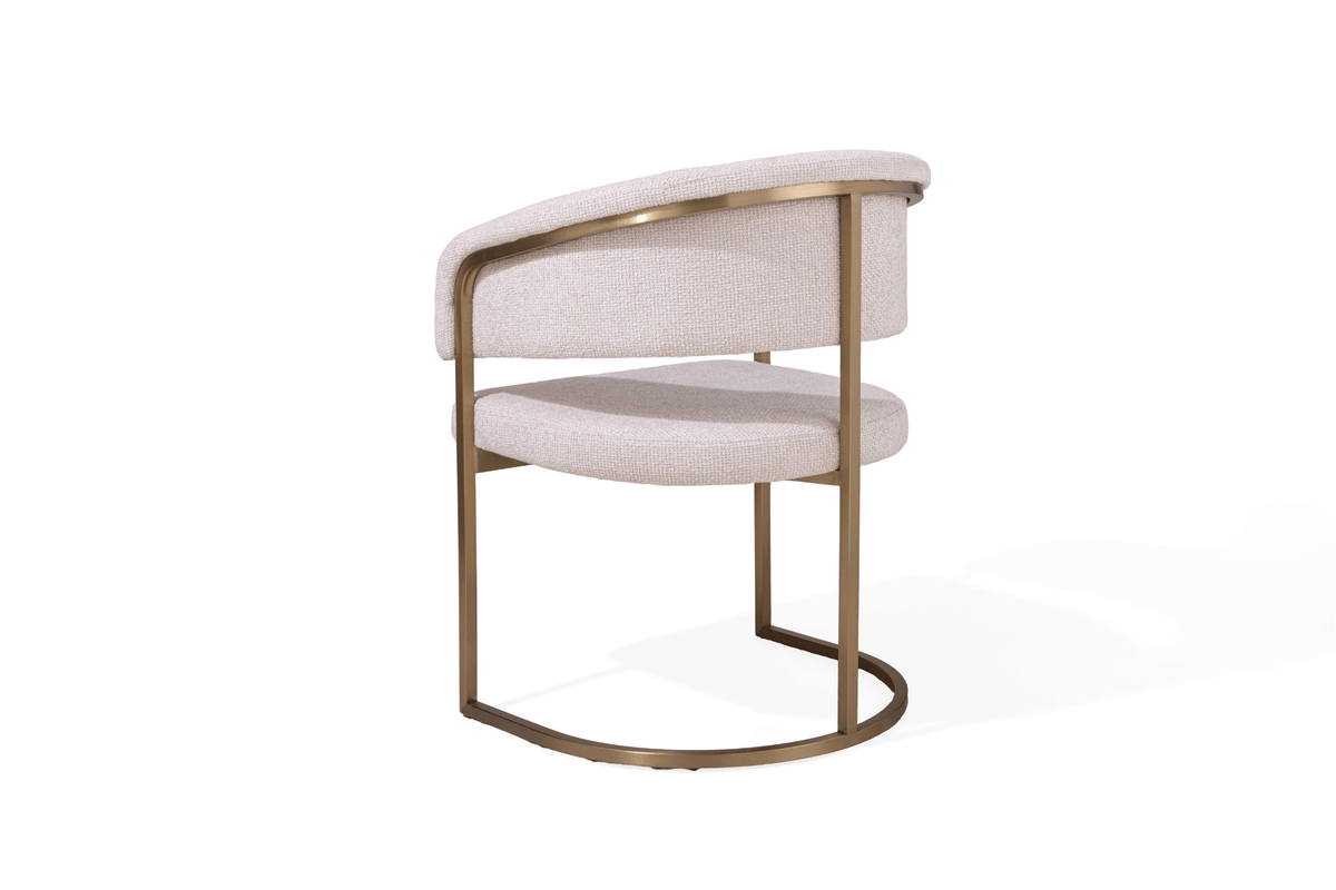 Tommy Franks Dining Clemont Dining Chair - Cream House of Isabella UK
