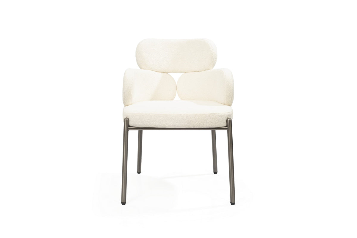 Dream Dining Chair - Embley Bouclé White.