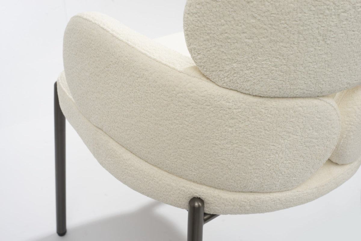 Dream Dining Chair - Embley Bouclé White.