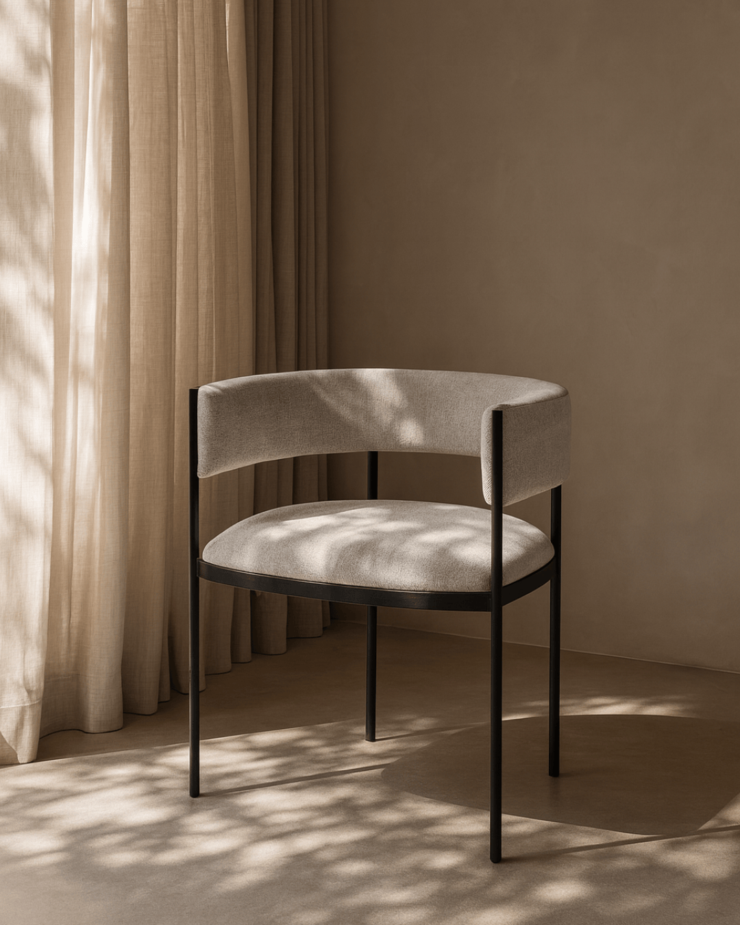 Tommy Franks Dining Envie I Dining Chair - Set of 2 - Giselle Grey Beige House of Isabella UK