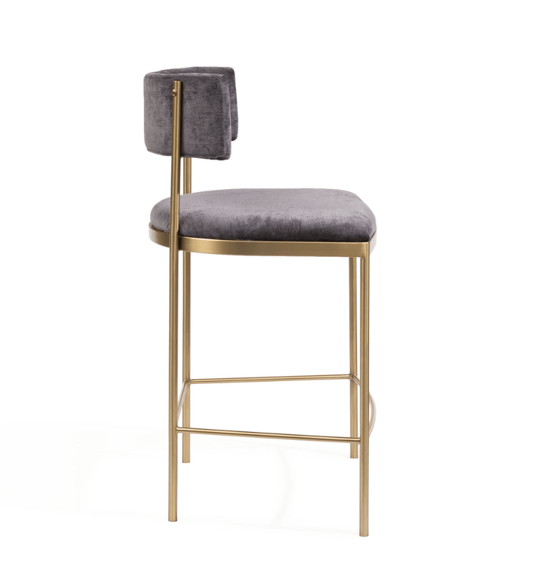 Envie II Counter Stool - Giselle Dark Charcoal.