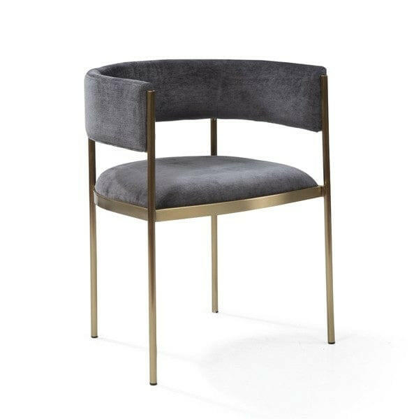 Envie II Dining Chair - Set of 2 - Giselle Dark Charcoal.