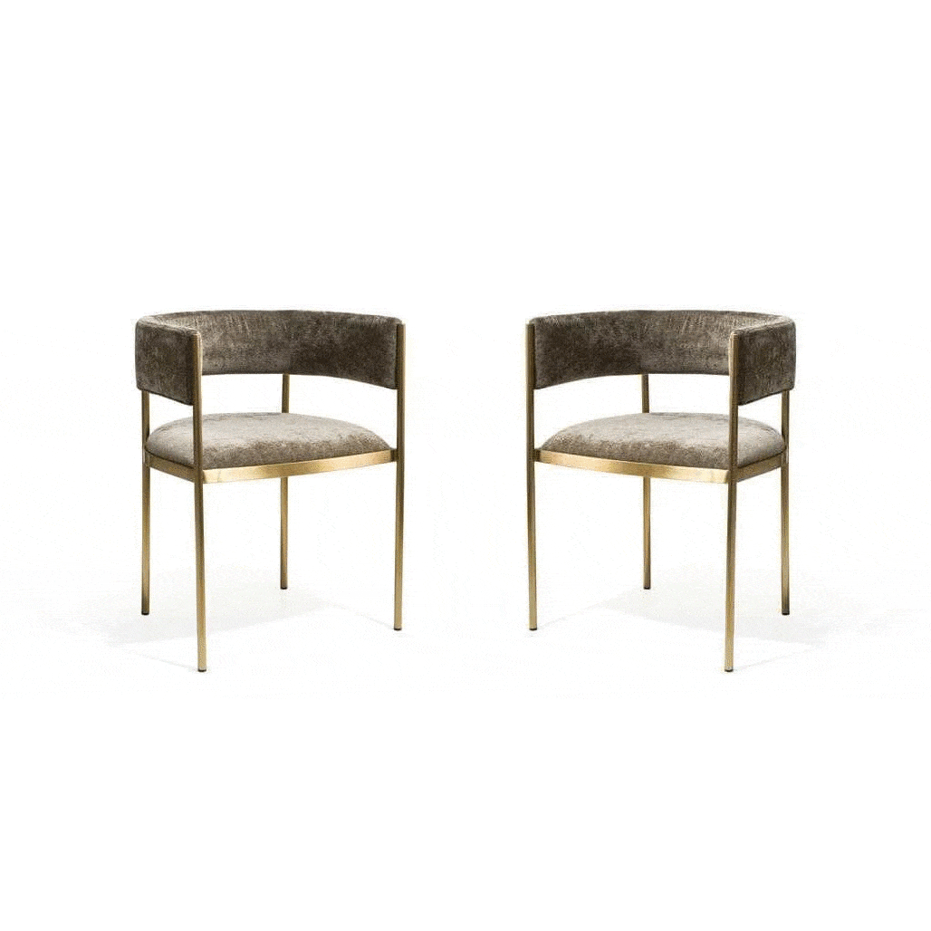 Envie II Dining Chair - Set of 2 - Giselle Olive.