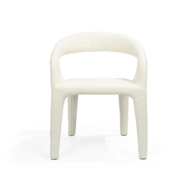 Tommy Franks Dining Escada Dining Chair - Chex Bouclé Polar House of Isabella UK