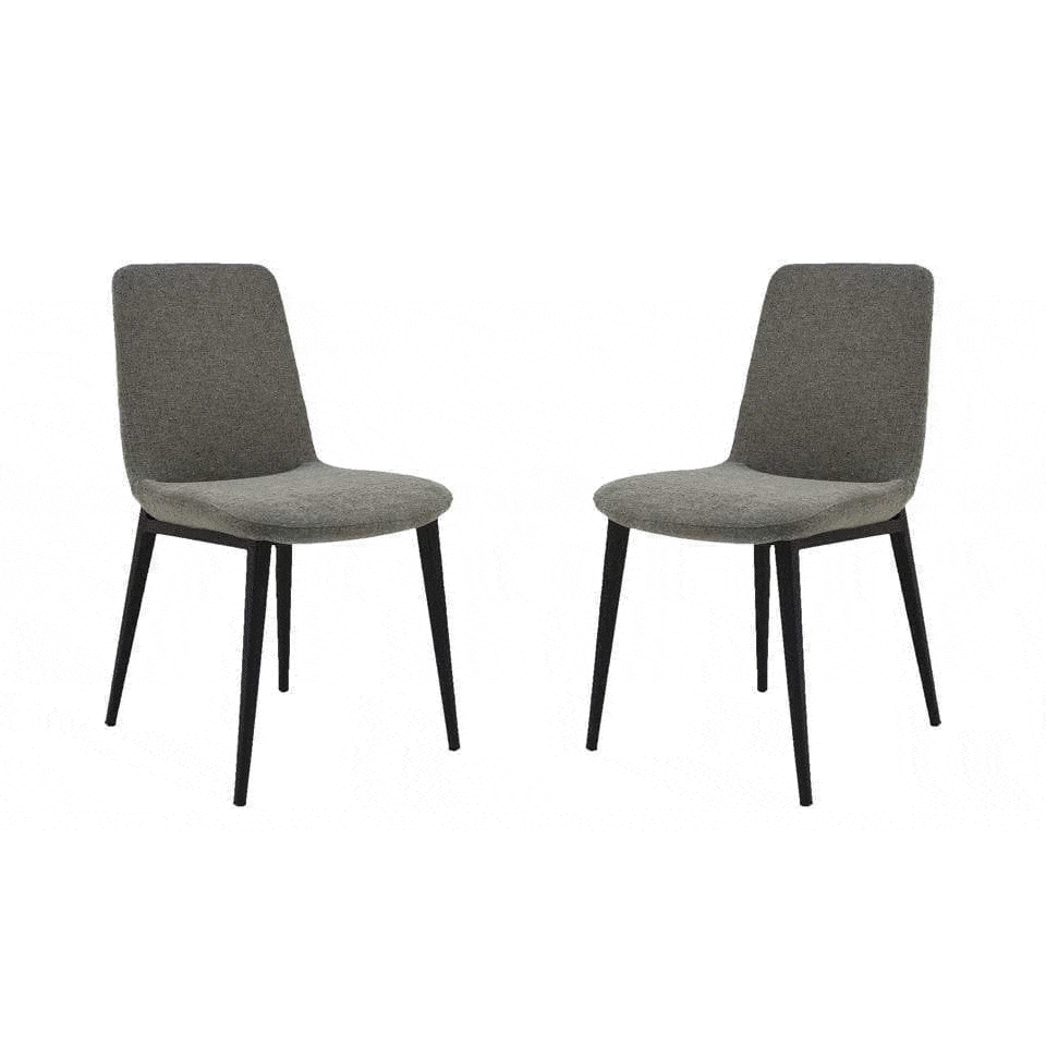 Tommy Franks Dining Espacio Dining Chair - Set of 2 - Charcoal House of Isabella UK